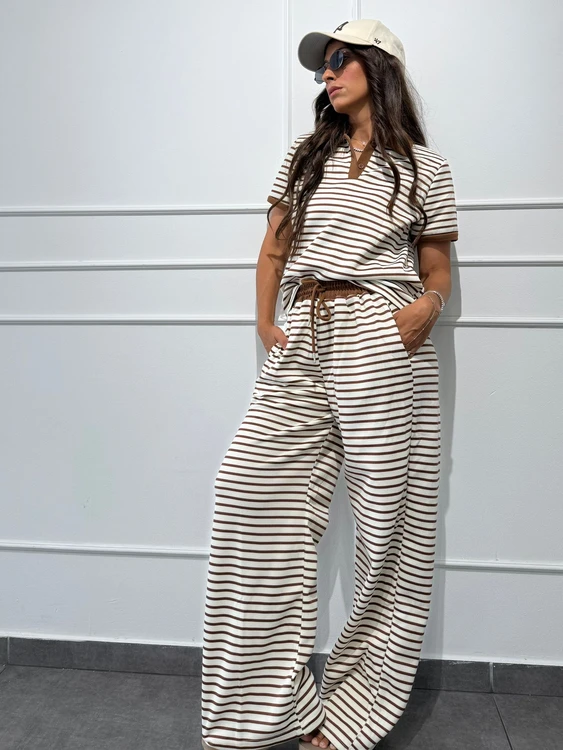 חליפת אמנדה חום