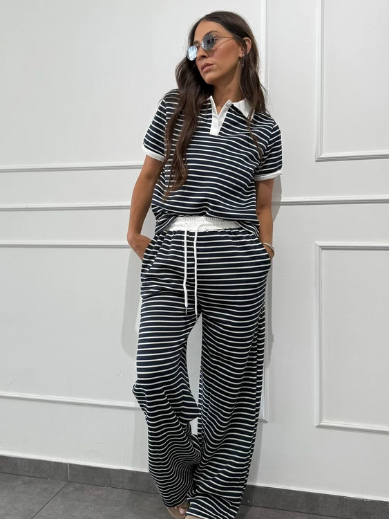 חליפת אמנדה כחול