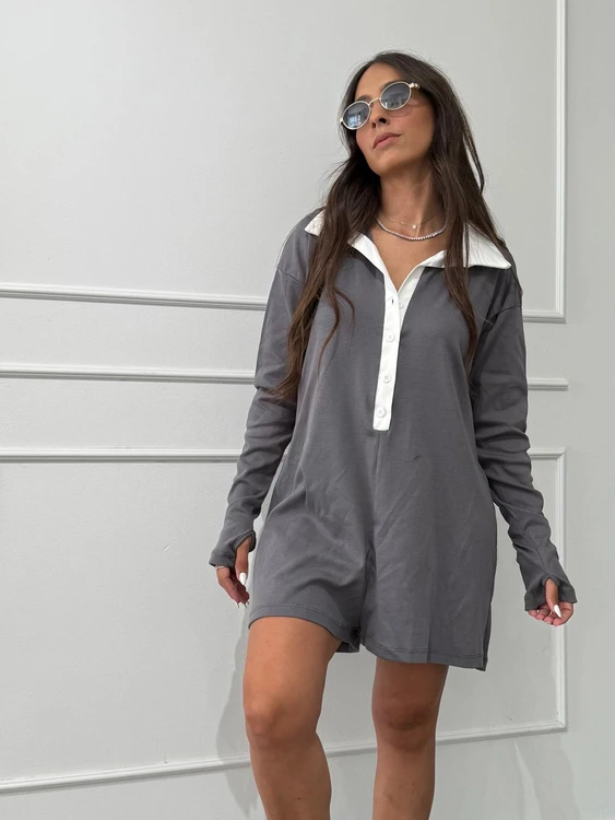 אוברול שורט כפפה