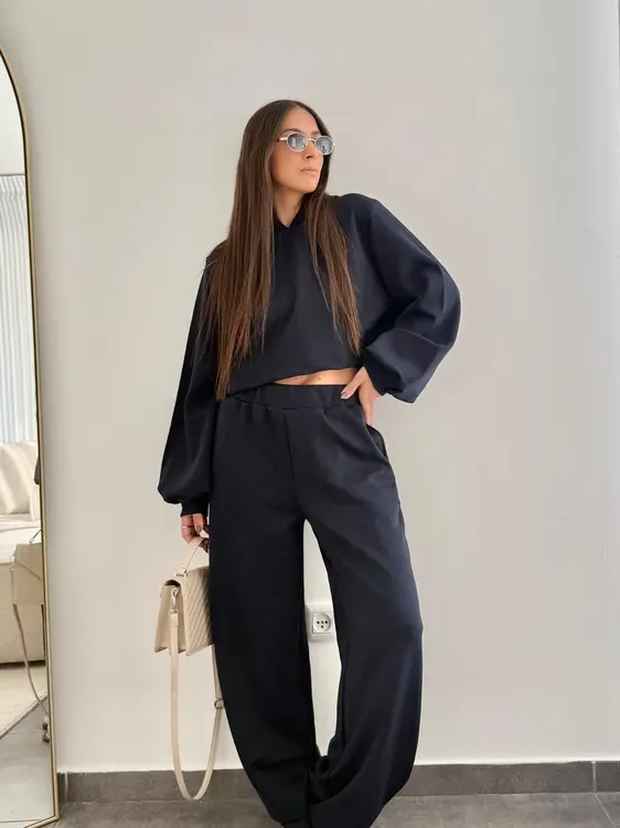 חליפת קפוצון- כחול