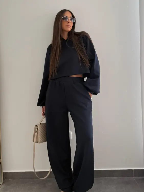 חליפת קפוצון- כחול