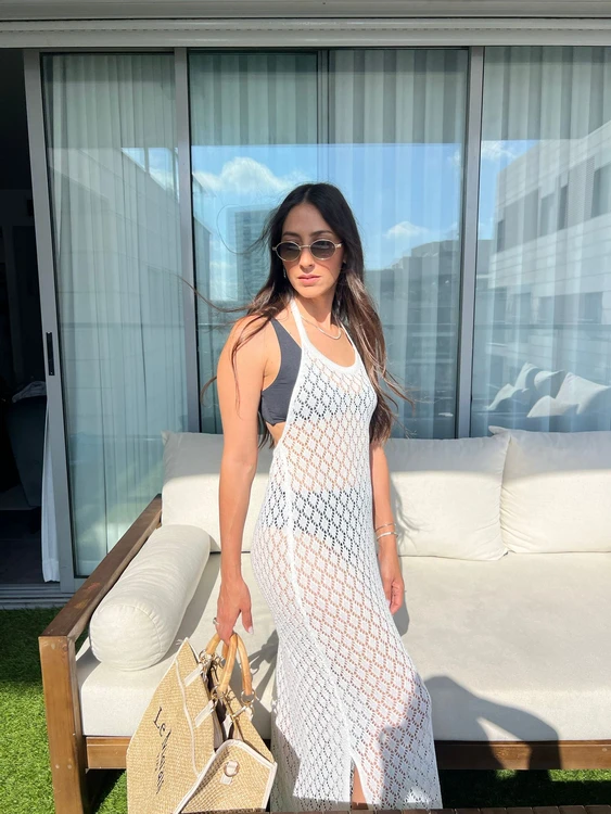 שמלת חוף קולר