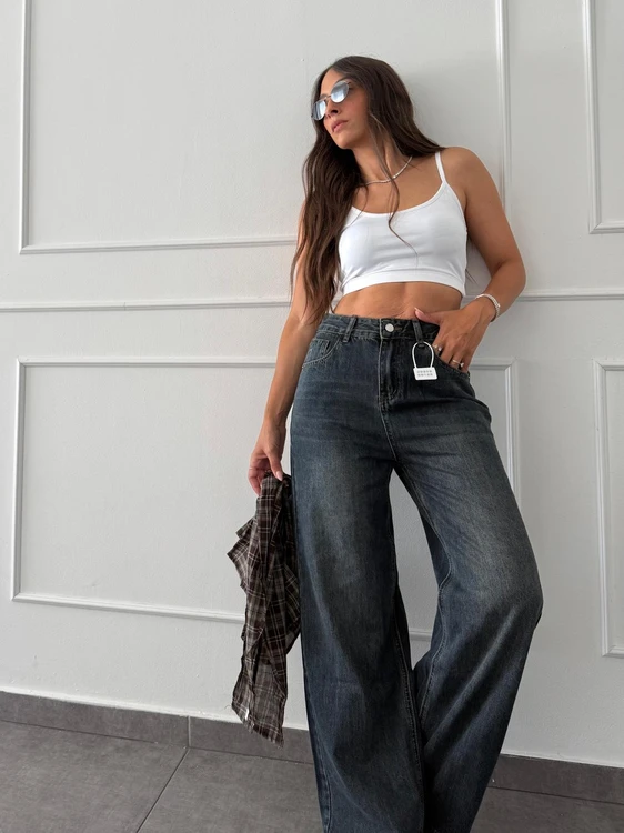 ג'ינס מיאל כחול כהה