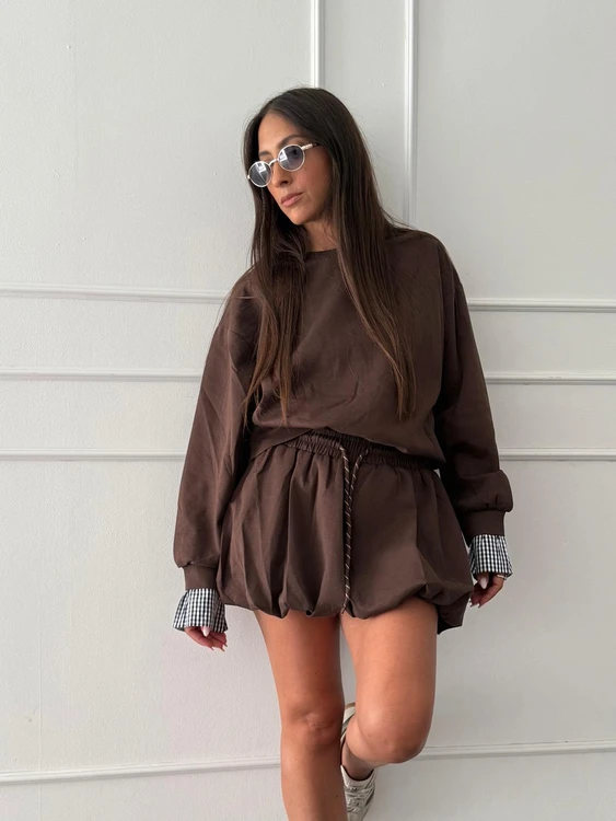 חליפת חצאית בלון O/S