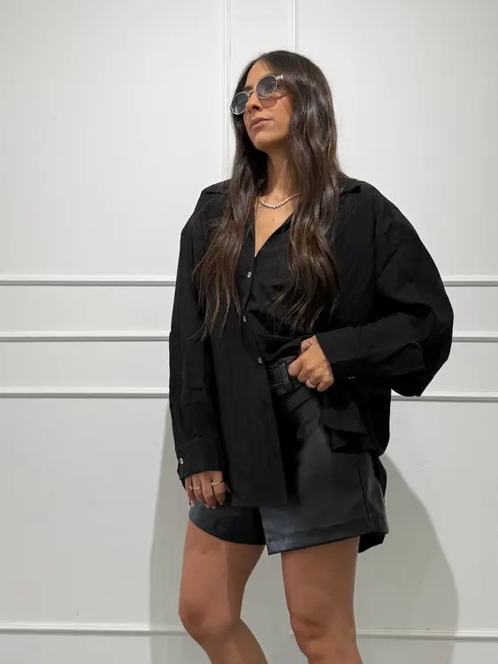 מכופתרת אוברסייז