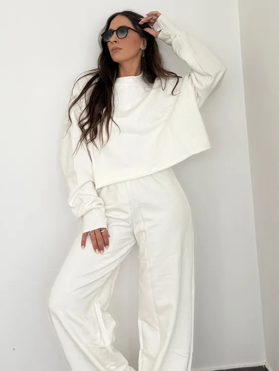 חליפת כפפה- לבן