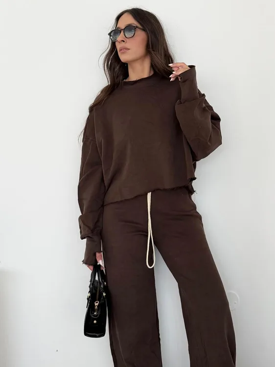 חליפת כפפה- חום