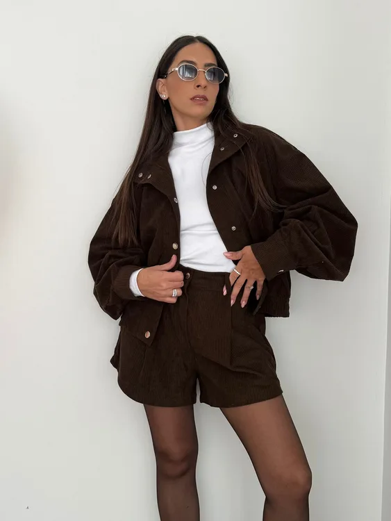 חליפת קורדרוי- חום