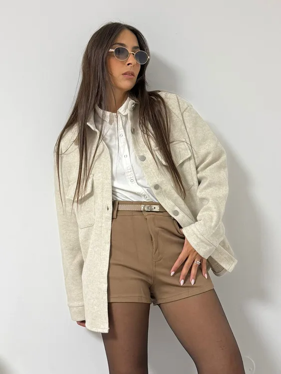 שורט ג'רזי כולל חגורה