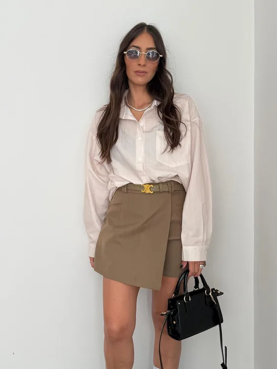 חצאית מכנס + חגורה