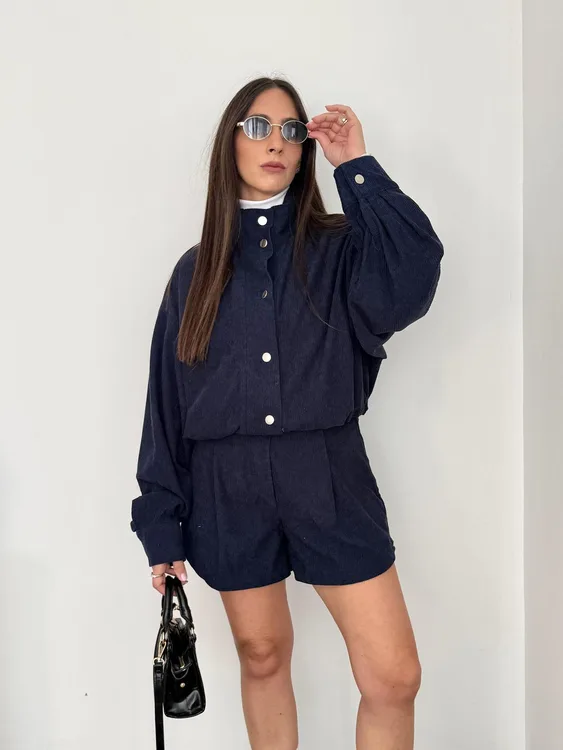 חליפת קורדרוי - כחול