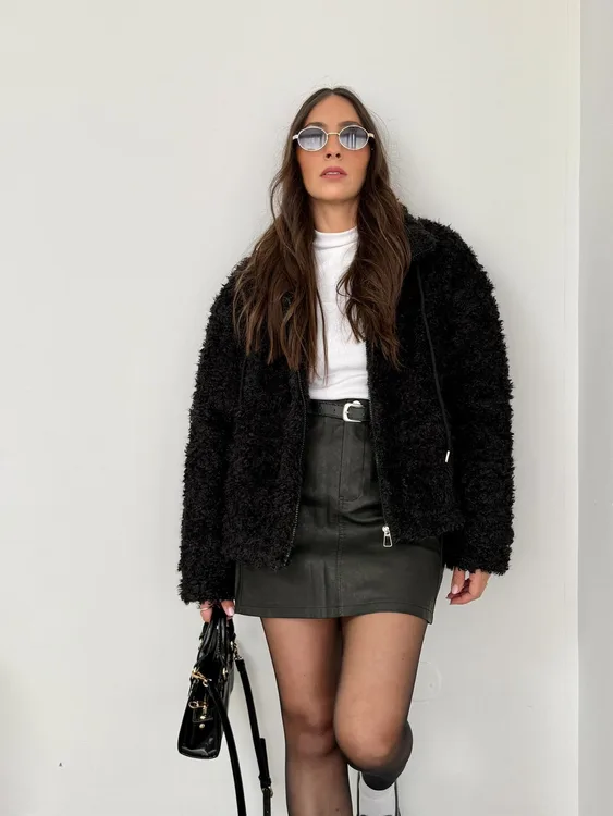 מעיל פרווה כבש