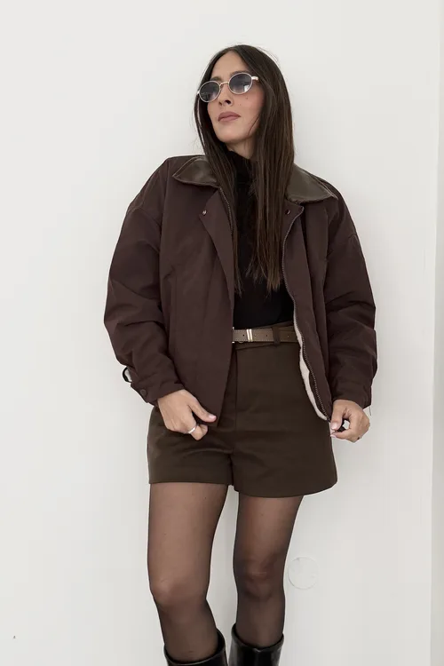 מעיל פרווה- חציל