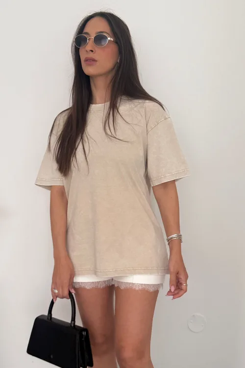 חולצה בד בשטיפה