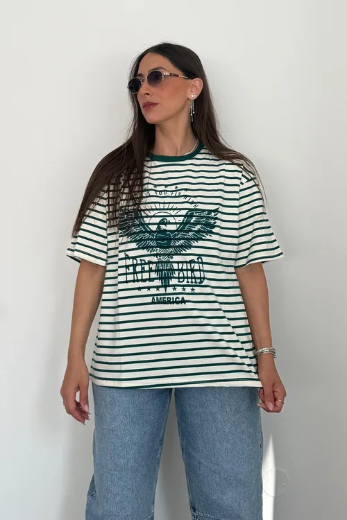 חולצת נשר ירוק