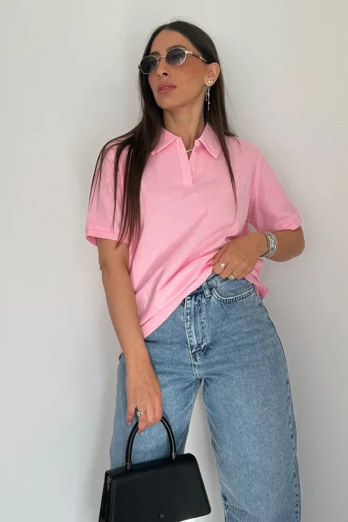 חולצת עדי ורוד