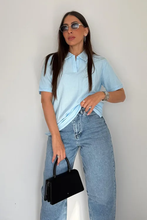 חולצת עדי תכלת