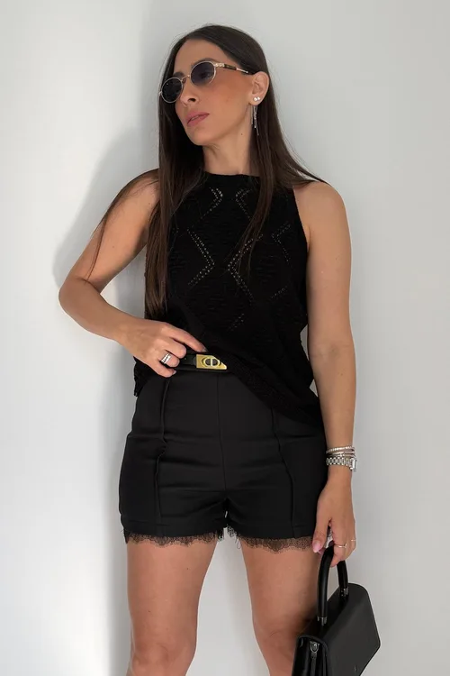 חולצת קרושה שחור