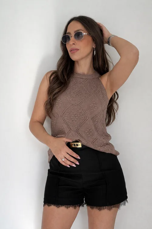 חולצת קרושה חום